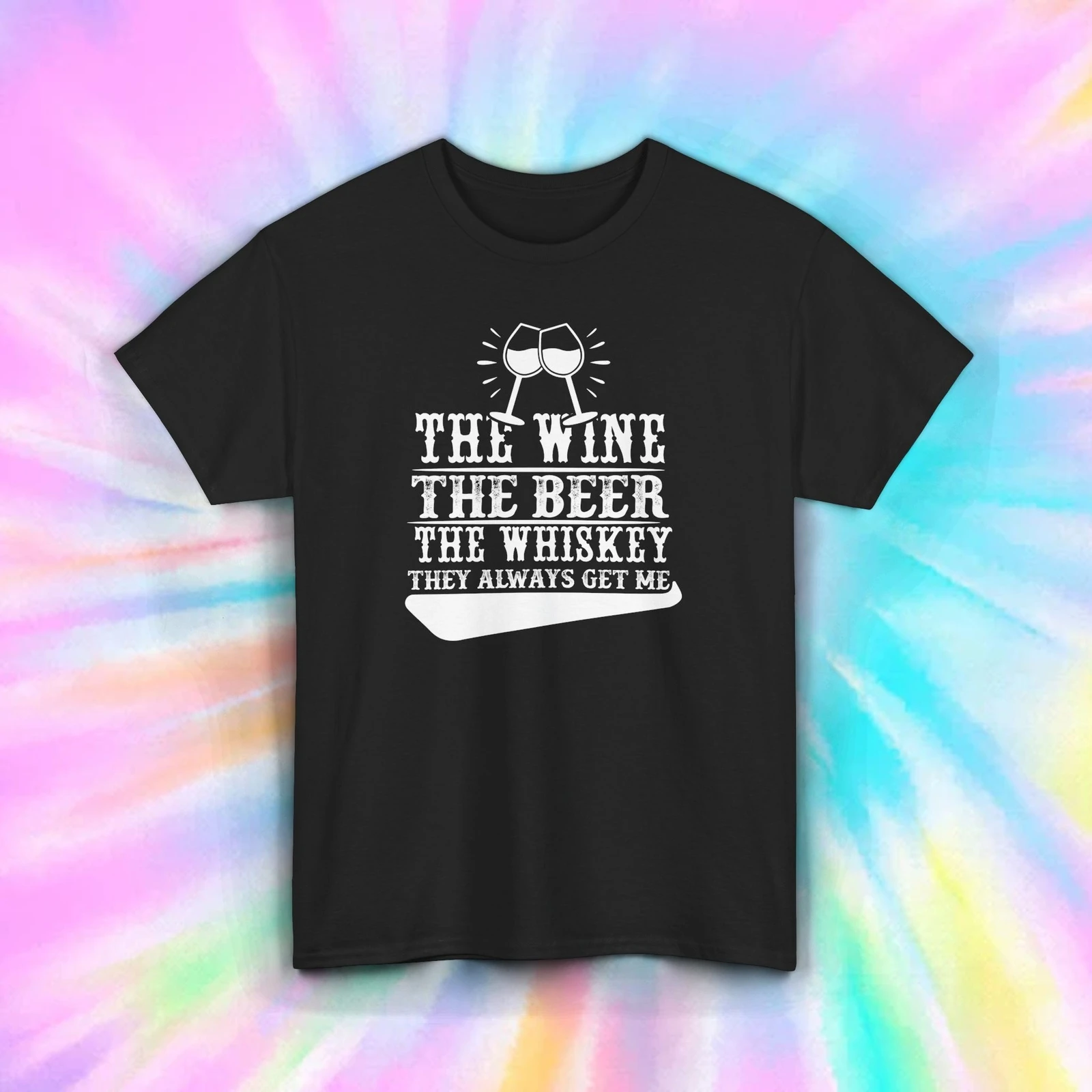 Wine To Beer Alcohol - Vinho cerveja uísque camisa engraçado álcool