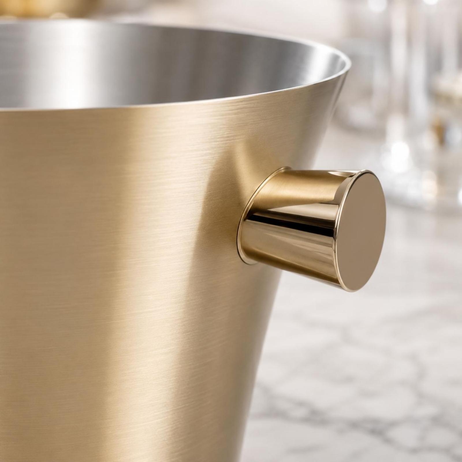 Recipiente de Gelo em Aço Inox - Ice Bucket Silver avaliação e preço