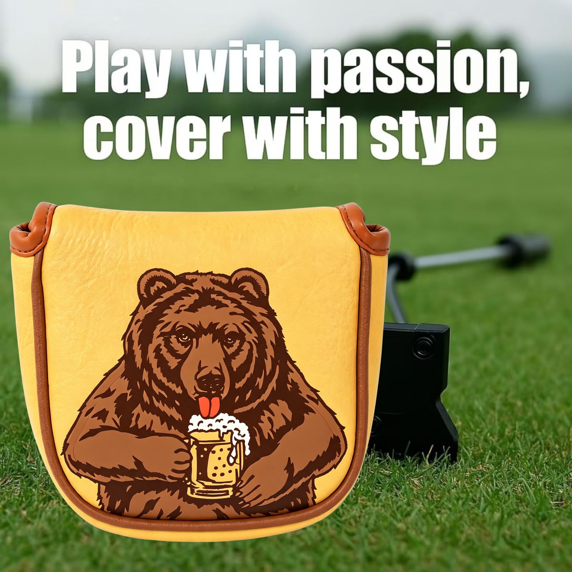 Capa de Putter de Golfe Bordad - Beer & Wine Downtown avaliação e preço