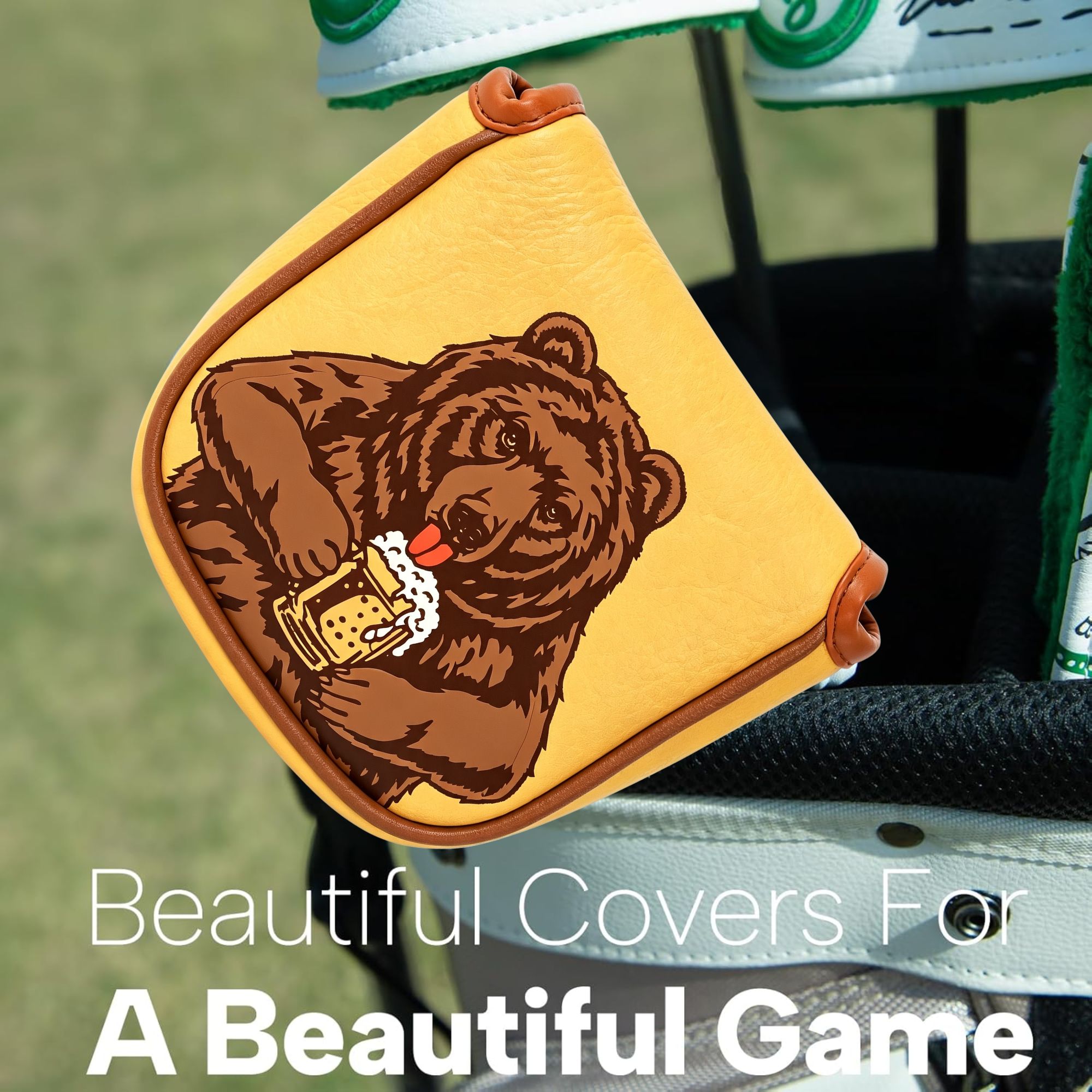 Capa de Putter de Golfe Bordad - Beer & Wine Downtown avaliação e preço