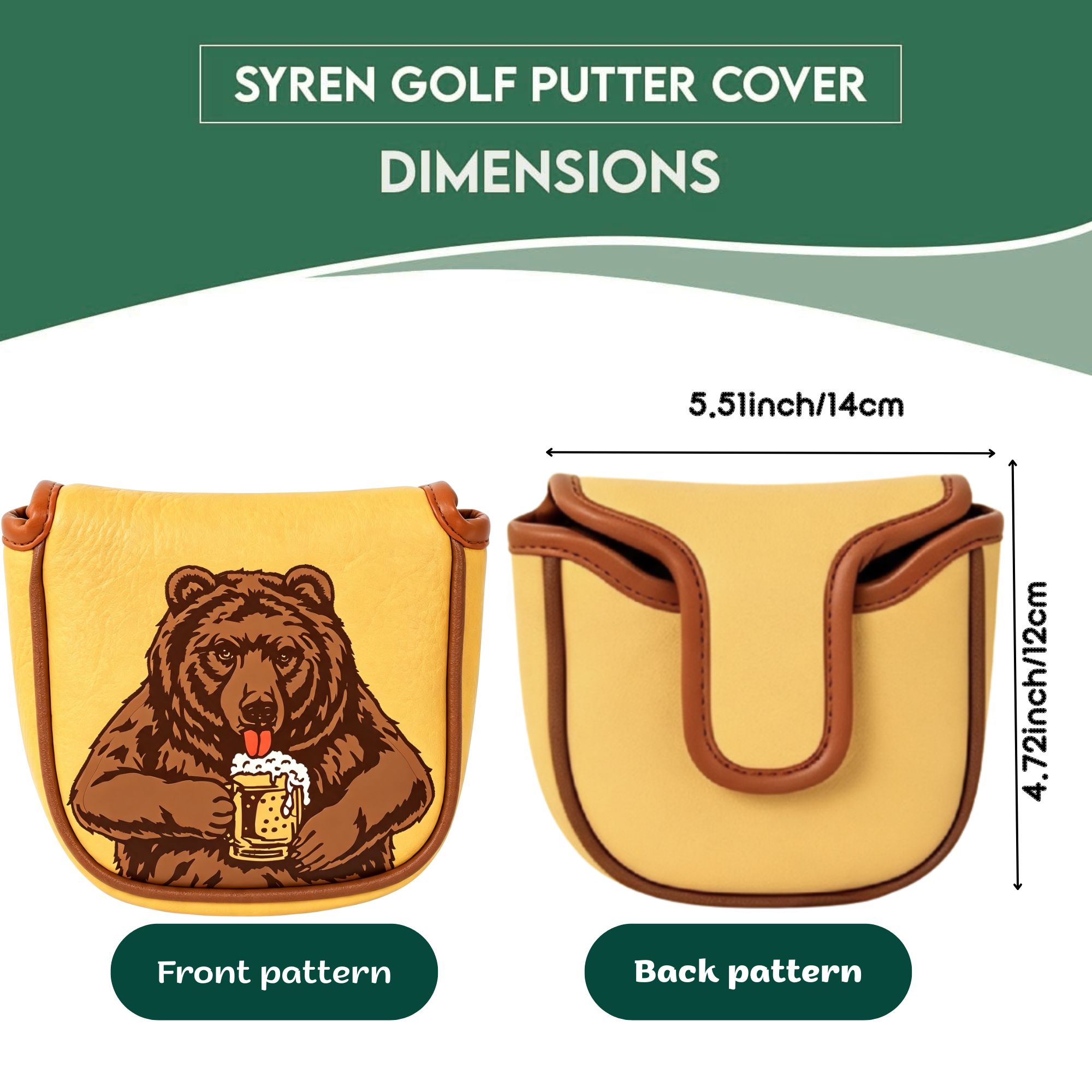 Capa de Putter de Golfe Bordad - Beer & Wine Downtown avaliação e preço