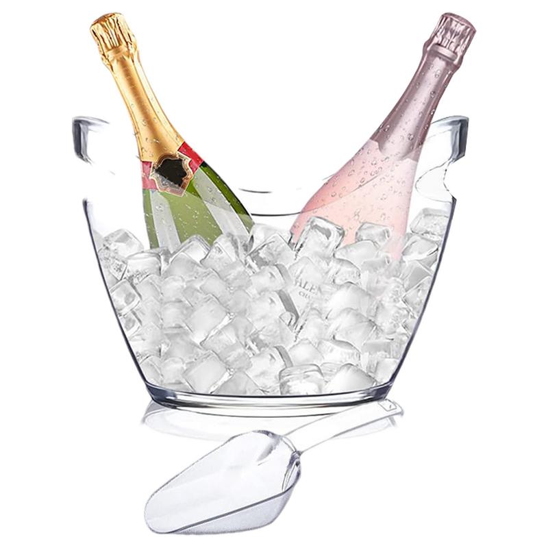 Balde de gelo transparente par - Ice Bucket Silver avaliação e preço