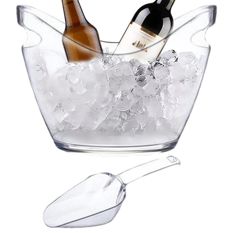 Balde de gelo transparente par - Ice Bucket Silver avaliação e preço