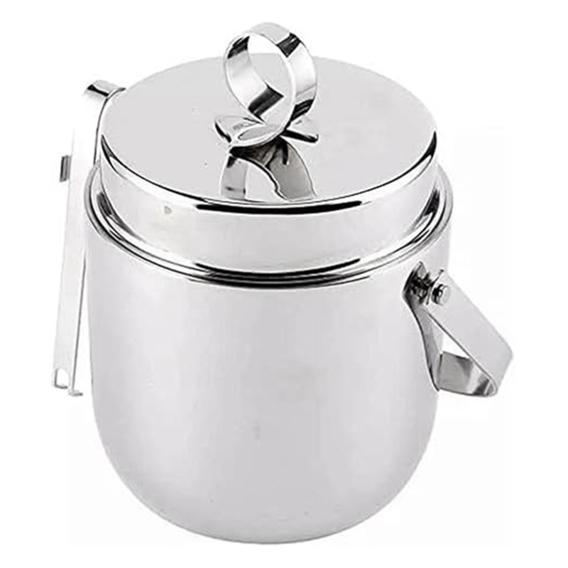Balde de Gelo ABRE em Aço Inox - Ice Bucket Silver avaliação e preço