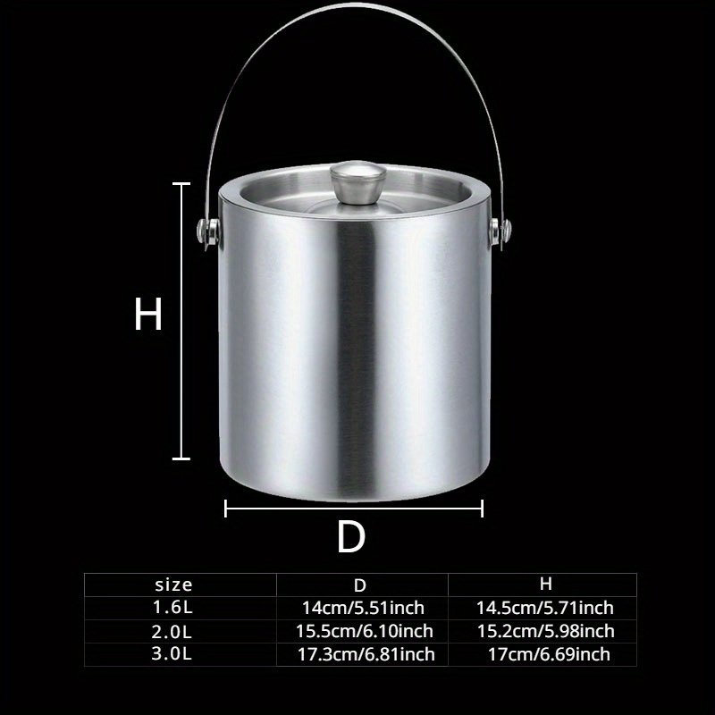 Aço inoxidável isolado balde d - Wine Beer Refrigerator avaliação e preço