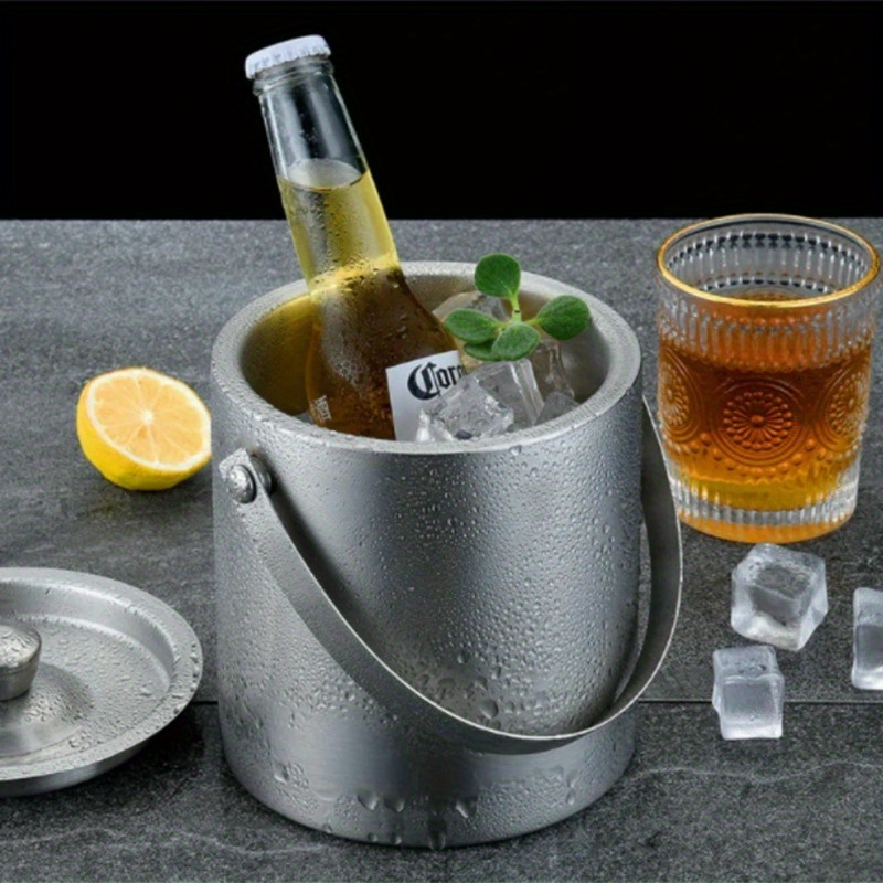 Aço inoxidável isolado balde d - Wine Beer Refrigerator avaliação e preço