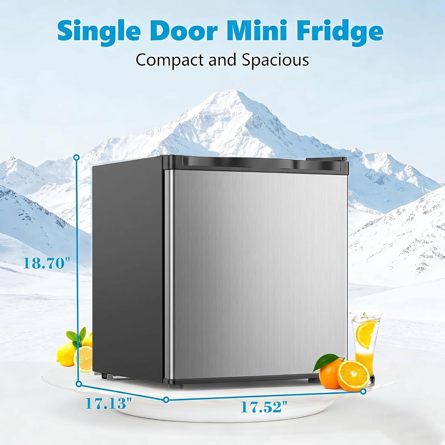 Refrigerador Vertical Pequeno  - Ice Bucket Silver avaliação e preço