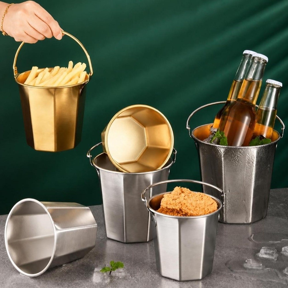 Balde de Gelo Mini com Capacid - Ice Bucket Silver avaliação e preço