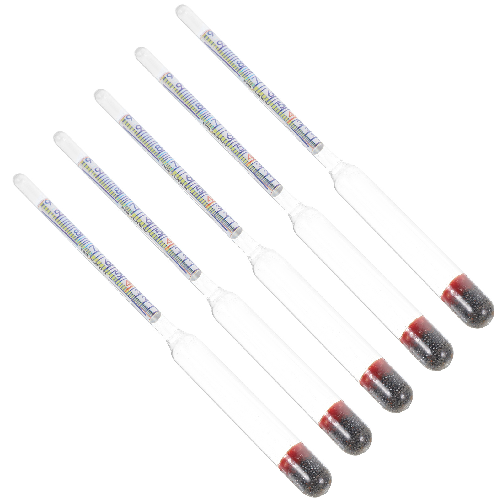 Kit com 5 Hidrômetros de Vidro - Wine To Beer Alcohol avaliação e preço