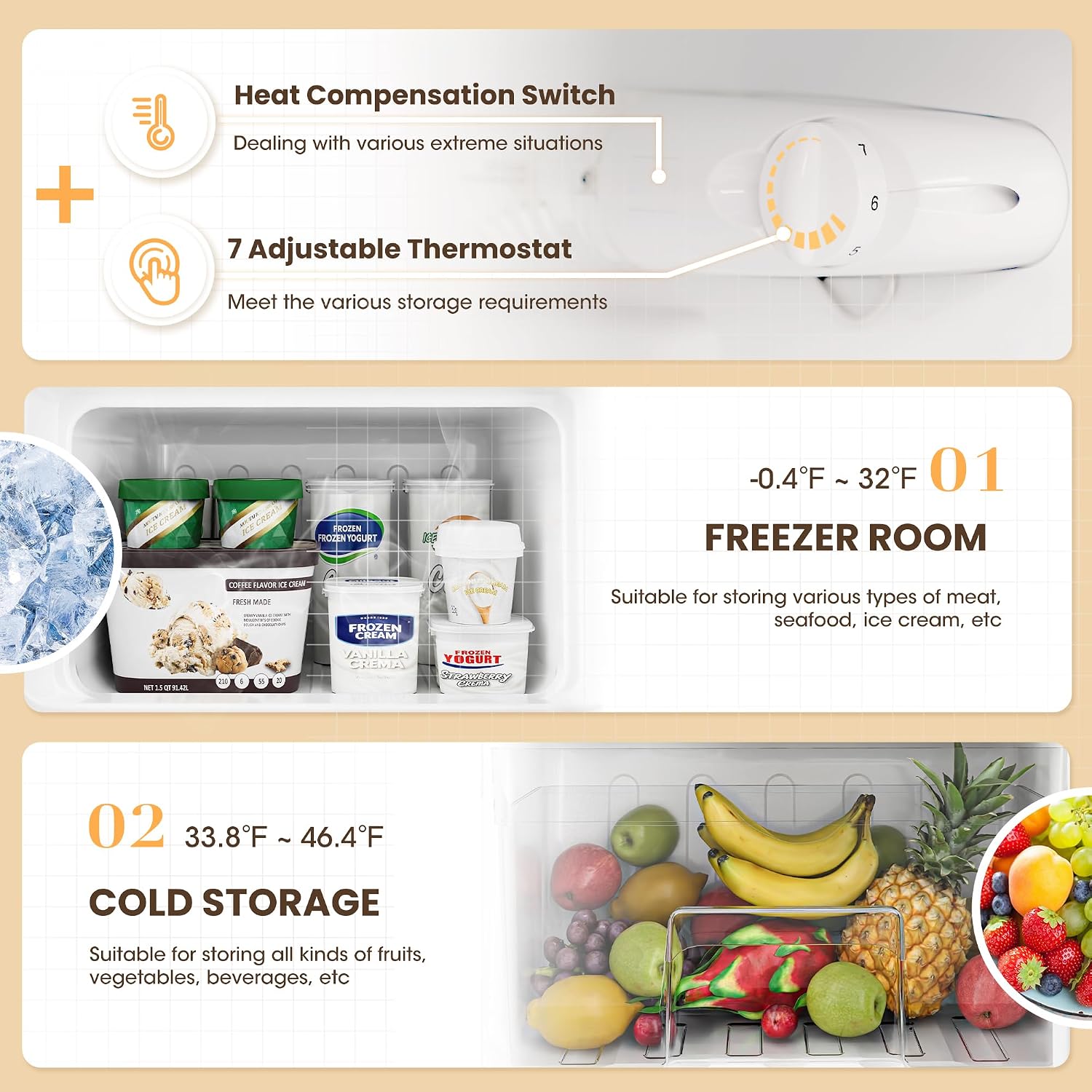 Refrigerador Freezer de 3,6 Pé - Ice Bucket Silver avaliação e preço
