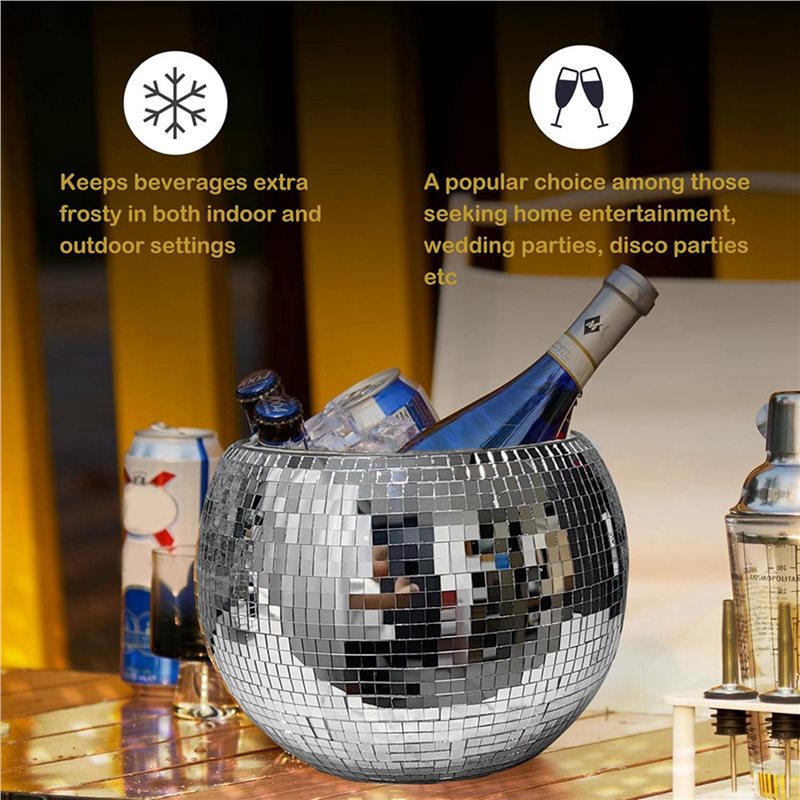 ABVS 4 Peças Balde de Gelo em  - Ice Bucket Silver avaliação e preço