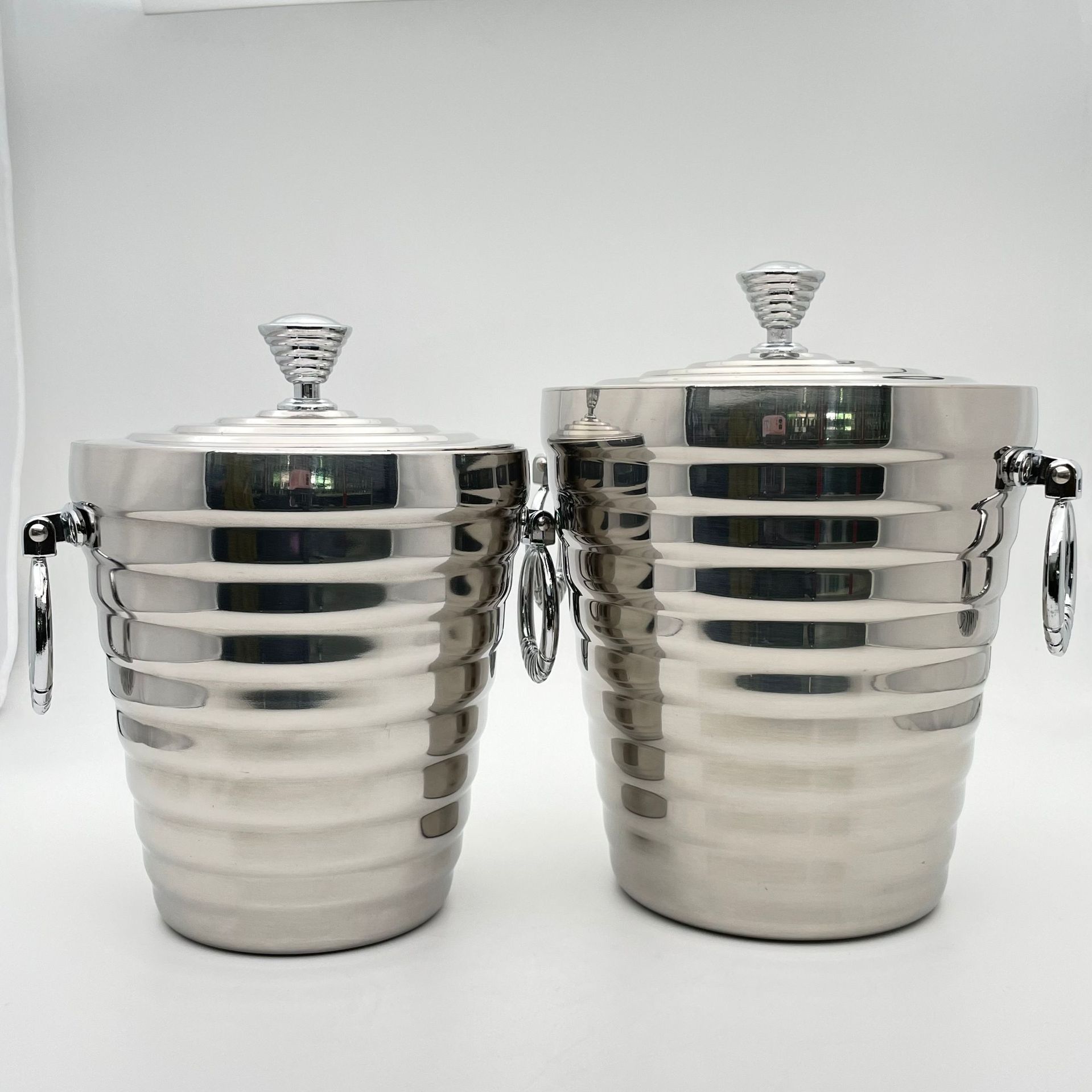 Balde de Gelo Duplo em Aço Ino - Ice Bucket Silver avaliação e preço