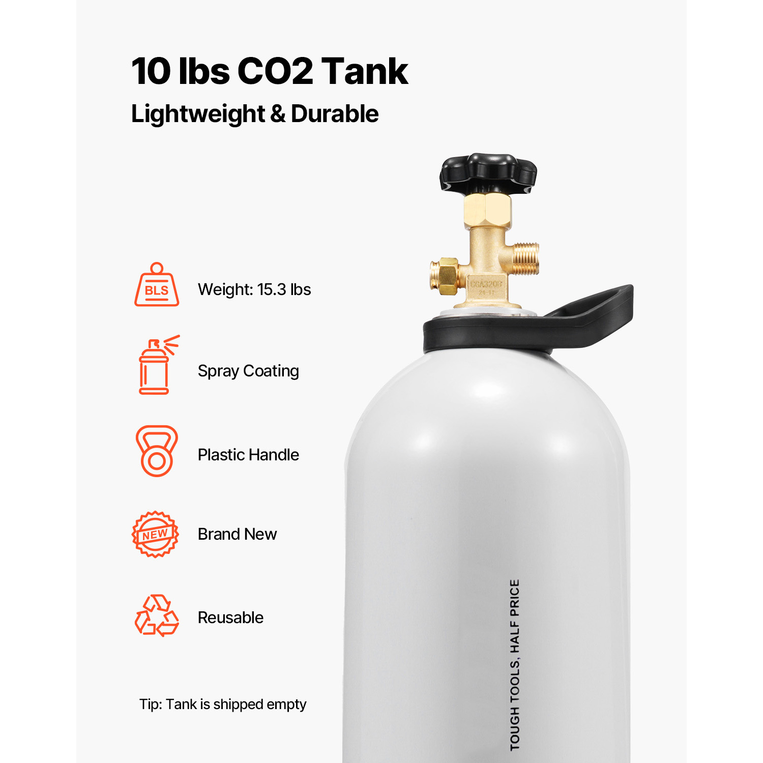 Tanque de CO2 SucceBuy 10 lbs  - Beer & Wine Downtown avaliação e preço